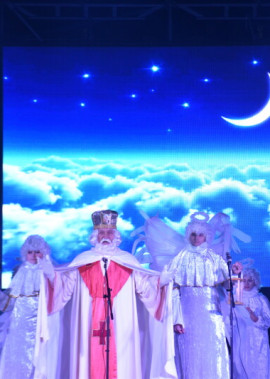 Урочисте засвічення головної ялинки Луцька